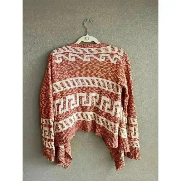 Women's Love Aztec Tribal Cardigan Southwest Sweater Size S/M - Picture 6 of 9